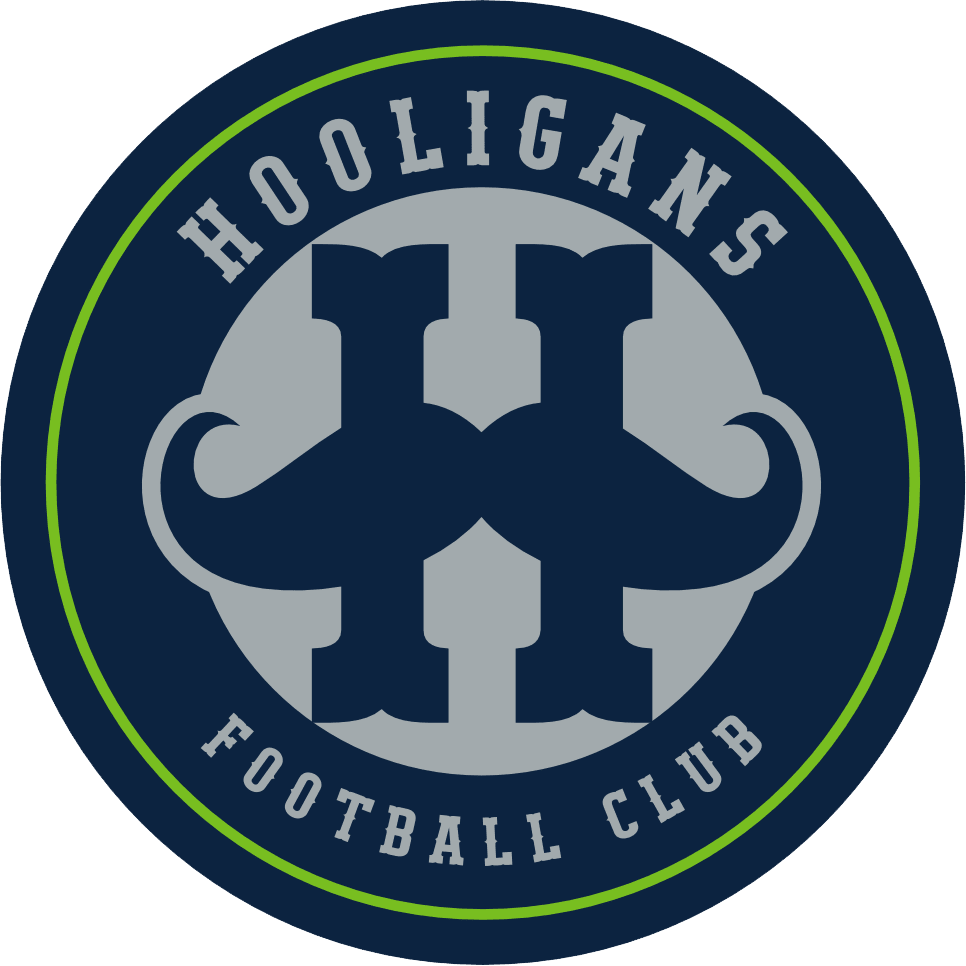 Hooligans Football Logo Vecteur de soccer partisan, les amateurs de football de style hooligan